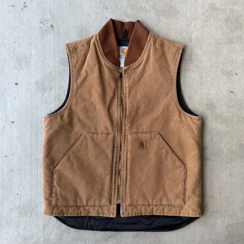 Carhartt V02 brown work wear vest